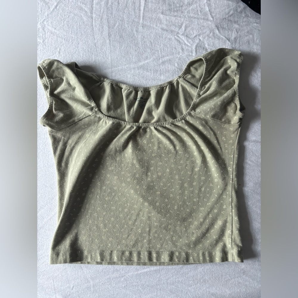 Brandy Melville Floral crop top